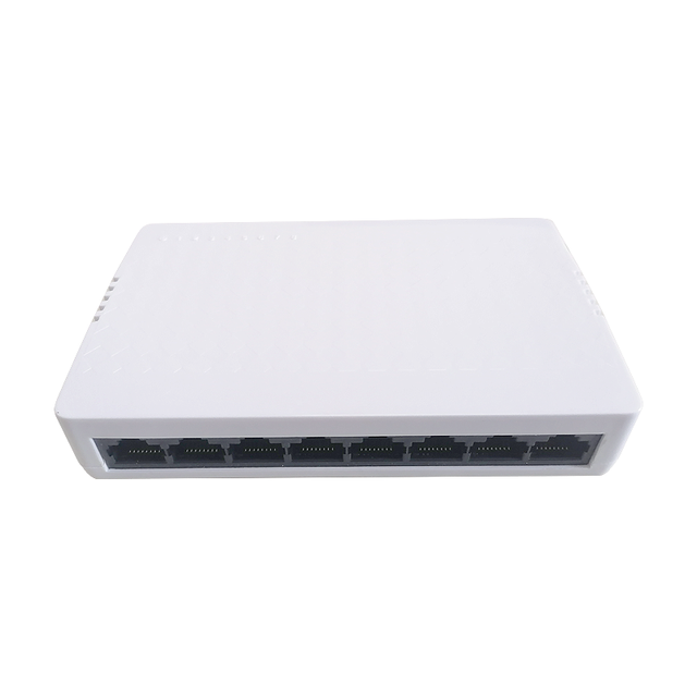 ZX-8FE Mini Unmanageable 10/100 Ethernet Switch 8 RJ45 Port Plastic Shell Hundred Megabyte Megabit Switch
