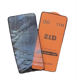 Schlussverkauf hohe Qualität und niedriger Preis 21D-Handy vollständige Aufkleber gehärtetes Glasfolie Bildschirmschutzfolie für samsung C5 C7 C9 PRO