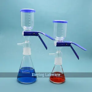 Laboratory Analysis Glass Solvent Vacuum Filtration Distillation Apparatus Vacuum Suction Filter Device