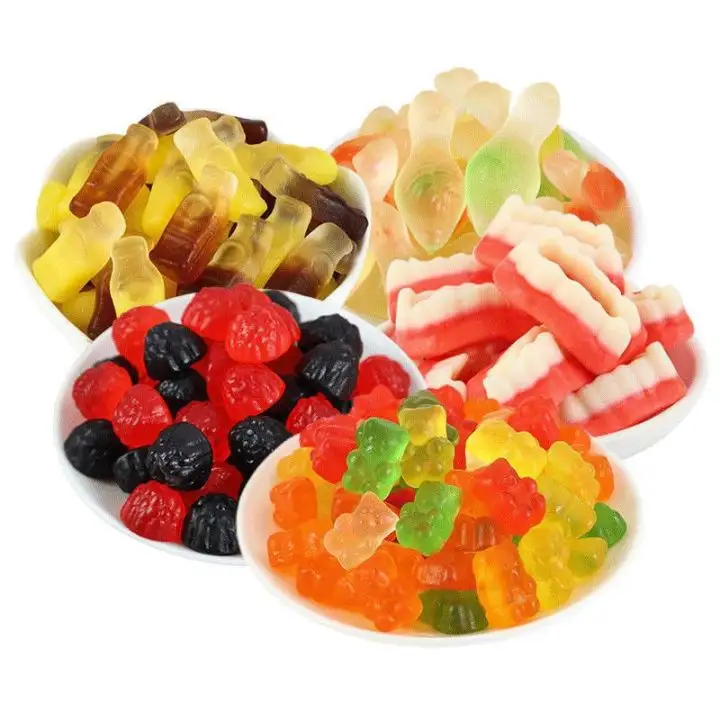 Kẹo Gummy Kẹo Nhập Khẩu Bán Sỉ Từ Trung Quốc Kẹo Gummy Nhãn Hiệu Riêng Ngọt Ngào Halal Theo Yêu Cầu