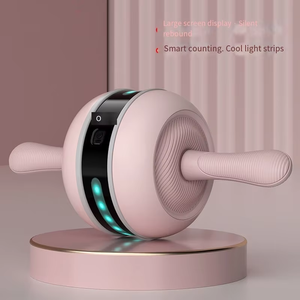 Ruota Addominale in Plastica per Allenamento Fitness, Bodybuilding e Potenziamento Muscolare con Display Tempo/Calorie, Attrezzatura da Palestra - Product Image 5