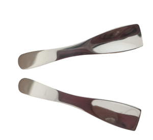 Espátula Plana de Acero Inoxidable DF315 para Maquillaje Facial, Cuchara Pequeña para Crema de Ojos, Cuchara de Acero Inoxidable - Product Image 1