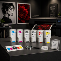 Encre pigmentée Inklab HP745 6 couleurs à base d'eau pour HP DesignJet Z2600/Z5600 300ML/flacon