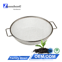 Tamis de compostage à tamisage à sec en maille filtrante personnalisée, en acier inoxydable, pour jardin, rond, pour seau de 5 gallons