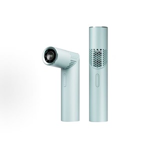 Ventilador de Mano Plegable Recargable por USB con Diseño de Lápiz Labial, Viento de Alta Velocidad y Larga Duración, Pantalla Digital - Product Image 1