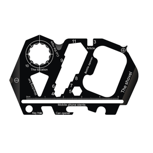 Đổi mới biểu tượng tùy chỉnh thép không gỉ EDC Thẻ quà tặng di động kinh doanh thẻ đa-công cụ mở chai OEM đa thẻ công cụ - Product Image 2