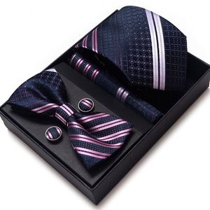 Ensemble cravate et foulard carré de marque pour homme, idéal pour le bureau, les affaires, les événements et les cadeaux pour père - Product Image 6