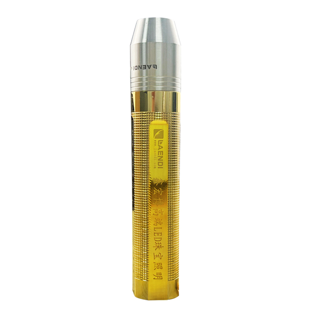 Rechargeable LED Flashlight Torch Lamp for Jewelry Warm White