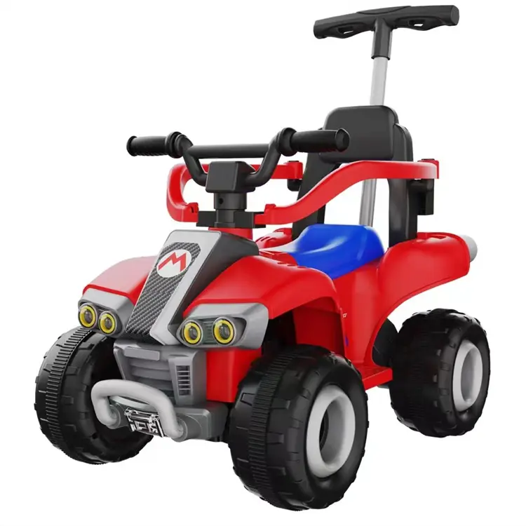 2024 yeni oyuncak araba 6V 4 tekerlekler binmek araba kırmızı yeşil pembe ATV plaj arabası çocuklar için
