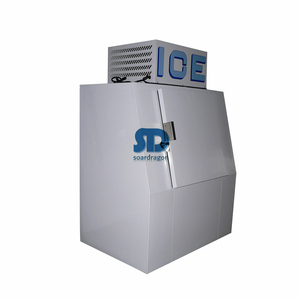 Soardragon outdoor storage packaged ice merchandiser for supermarket bagged ice display with -12 degrees