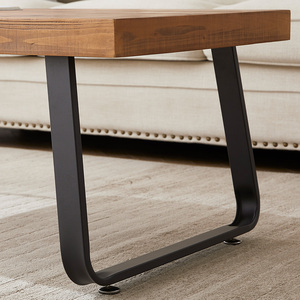 <span class=keywords><strong>Table</strong></span> basse en bois massif <span class=keywords><strong>de</strong></span> style moderne <span class=keywords><strong>de</strong></span> 1.2m avec pied incliné en <span class=keywords><strong>sapin</strong></span> simple au design convertible pour le salon et l'artisanat du dessin - Product Image 6