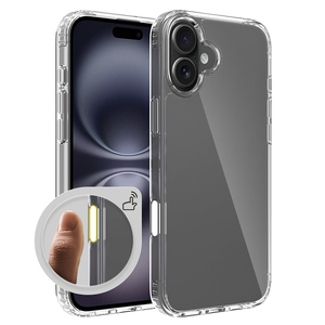 Rõ Ràng Acrylic Pha Lê Chống Sốc Điện Thoại Di Động Trường Hợp Đối Với Apple Cho <span class=keywords><strong>iPhone</strong></span> 16 Cộng Với 16 Pro Max Với Máy Ảnh Điều Khiển Cảm Ứng Nút - Product Image 2