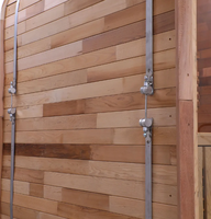 Cabine de sauna en bois de cèdre rouge de grande taille pour l'extérieur, sauna traditionnel en cube imperméable pour villa