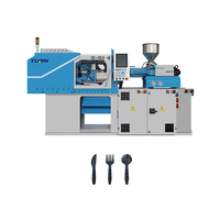 HTY100 Horizontal Plastic Injection Moulding Machine Price for Processing PET ABS EVA PP EPS PC with Core Components PLC Motor