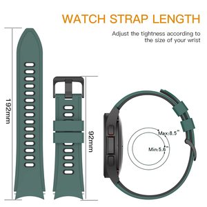 Sport Montre de Silicone Bande Pour Samsung <span class=keywords><strong>Galaxy</strong></span> Montre <span class=keywords><strong>4</strong></span> Classique 46mm <span class=keywords><strong>42mm</strong></span> 44mm 40mm Smartwatch Ceinture <span class=keywords><strong>Bracelet</strong></span> <span class=keywords><strong>Galaxy</strong></span> Montre <span class=keywords><strong>4</strong></span> sangle - Product Image 5