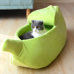 Cama de invierno para gatos, suministros universales para mascotas pequeñas, en forma de plátano, para interior, 2021 - Product Image 2