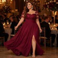 Robe de soirée décontractée en mousseline de soie à col en V, coupe trapèze, confortable, respirante et ornée de paillettes