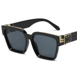 Famous Brand Newest Square Hot Fashion Brand Designer Millionaire Sunglasses Mens Sol 2023 Luxury Women Sun Glasses Sunglasses