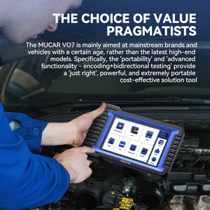Herramienta de Diagnóstico Automotriz MUCAR VO7 con Prueba Bidireccional, Reinicio del Ángulo de Dirección, Reinicio del Airbag, Escáner OBD2 de Sistema Completo, Codificación de ECU - Product Image 5