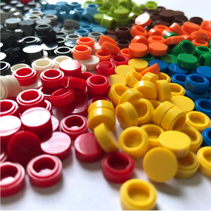 Bloques de construcción Azulejo plano 1x1 Ladrillo redondo 1*1 DIY Tecnología educativa Parte apta para 98138 35380 35381 Juguetes para niños - Product Image 3