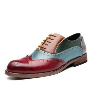 Chaussures habillées décontractées en cuir de haute qualité pour hommes, souples et confortables, à bout pointu, style Oxford, pour affaires et bureau, grandes tailles, tendance - Product Image 5