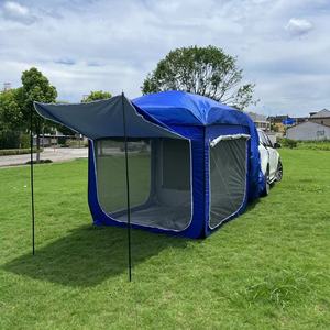 Auvent de camping pour voiture, extension de coffre de SUV, tente de camping pour 5-8 personnes, imperméable, noir et bleu - Product Image 3