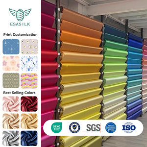 Tissu en <span class=keywords><strong>Soie</strong></span> Charmeuse 100% Personnalisé pour Robes et Tenues de Mariage - Teint Uni <span class=keywords><strong>au</strong></span> <span class=keywords><strong>Mètre</strong></span>, Fournisseur en Gros - Product Image 1