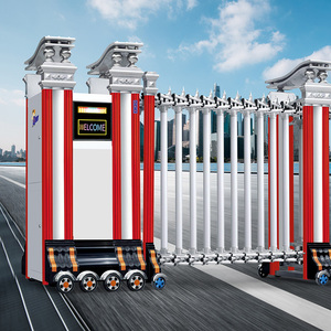 Tùy chỉnh hợp kim nhôm có thể thu vào gấp cổng điện có thể thu vào cổng an toàn có thể thu vào Cổng An Ninh - Product Image 6