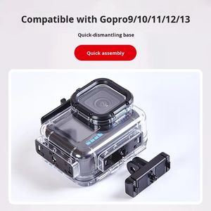 Support magnétique, <span class=keywords><strong>protection</strong></span> sous-marine 60 m, caméra d'action sportive, boîtier étanche pour plongée et snorkeling, étui étanche pour <span class=keywords><strong>GoPro</strong></span> <span class=keywords><strong>Hero</strong></span> 9 10 <span class=keywords><strong>11</strong></span> 12 13 - Product Image 4