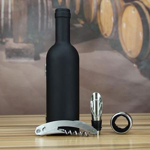 Juego Creativo <span class=keywords><strong>de</strong></span> 5 Piezas para Abrir Botellas <span class=keywords><strong>de</strong></span> Cerveza, Sacacorchos <span class=keywords><strong>de</strong></span> Vino, Accesorio en Caja <span class=keywords><strong>de</strong></span> Regalo Negra y Roja, Metal y Plástico - Product Image 2