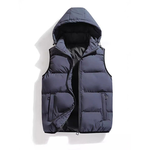 <span class=keywords><strong>Gilet</strong></span> Senza Maniche con Cappuccio Autunno Inverno Taglie Forti Personalizzato per <span class=keywords><strong>Uomo</strong></span> <span class=keywords><strong>Gilet</strong></span> Outdoor da Produttore - Product Image 5
