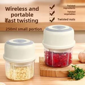 Mini-hachoir automatique sans fil multifonctionnel pour légumes, gingembre, oignon et ail – Vente en gros directe usine - Product Image 6