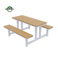 Table de pique-nique commerciale, mobilier de jardin, vente en gros, fabricant de mobilier de rue commercial, table à manger en bois moderne