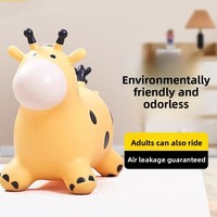 Nouveau Cheval Gonflable pour Bébé et Enfant, Jouet Sûr pour Adultes en PVC/Plastique, à Chevaucher et Équilibrer ; Fabriqué en Chine, Selle de Cerf Gonflable Anti-Chute