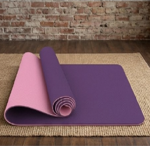 Colchoneta de yoga de espuma TPE de 10 mm, ligera, portátil, gruesa, flexible, acolchada, antideslizante, para ejercicios de fitness y yoga - Product Image 6