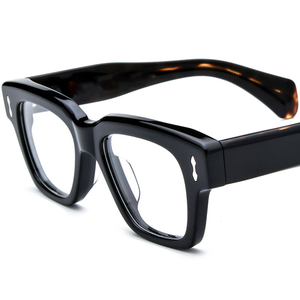 Biểu Tượng Tùy Chỉnh Acetate Kính Phụ Nữ <span class=keywords><strong>2026</strong></span> Mới Thiết Kế Thương Hiệu Vuông Kính Khung Người Đàn Ông Dày Kính Kính Kính Quang Học - Product Image 3