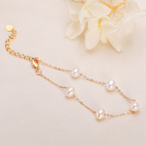 Pulsera de Perlas de Agua Dulce de Alta Gama de Zhuji, Edición Coreana, Cielo Estrellado, Hecha a Mano por una Celebridad de Internet - Product Image 4