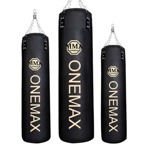 MMA ONEMAX sacs de boxe en cuir personnalisé Taekwondo cadre sac de boxe avec support