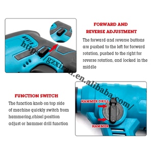 <span class=keywords><strong>Marteau</strong></span> perforateur industriel de démolition sans fil à batterie au lithium de faible puissance <span class=keywords><strong>Marteau</strong></span>-<span class=keywords><strong>piqueur</strong></span> 26MM 21V <span class=keywords><strong>Marteau</strong></span> perforateur rotatif électrique - Product Image 6