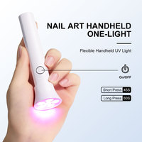 Lampe à ongles UV USB portative avec protection oculaire et séchage rapide pour gel et strass