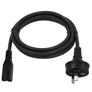 Best Price Au with C7 Female Plug with Australian for PC Copper 0.75mm2 Cca 2-Prong Electronic Power Cable