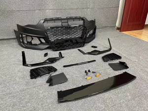 Pare-chocs avant style <span class=keywords><strong>RS5</strong></span> <span class=keywords><strong>B9</strong></span> avec calandre en nid d'abeille pour Audi A5 S5 B8.5 2012-2016 Facelift Kit carrosserie style <span class=keywords><strong>RS5</strong></span> <span class=keywords><strong>B9</strong></span> - Product Image 4