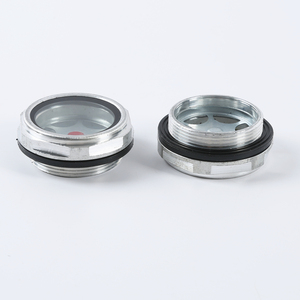 तेल स्तर गेज दृष्टि कांच बसपा/एनपीटी धागा हाइड्रोलिक तेल स्तर गेज - Product Image 1