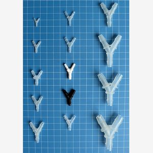 JU 5/32 "4mmストレートバーブコネクタプラスチック2ウェイ医療チューブコネクタジョイナーバーブチューブフィッティング - Product Image 5