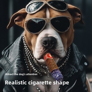 Divertido Juguete para Perros con Forma de Cigarro, Juguete de Peluche con Sonido para Jugar e Interactuar con Mascotas - Product Image 3