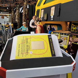 Autocollant de protection <span class=keywords><strong>anti</strong></span>-radiation <span class=keywords><strong>pour</strong></span> <span class=keywords><strong>téléphone</strong></span> <span class=keywords><strong>portable</strong></span> JXD plaqué or 24 carats en silicone, économiseur d'énergie, en stock - Product Image 3