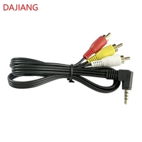 DAJIANG disesuaikan kabel AV Stereo RCA 3RCA 3RCA Aux Audio Video Ekstensi PVC jaket pria KE pria untuk kamera speaker DVD