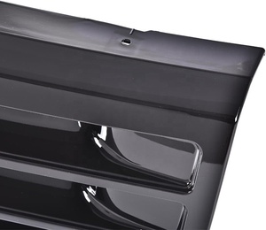 Parrilla Delantera Compatible con Bronco 1992-1996/<span class=keywords><strong>Ford</strong></span> F150 <span class=keywords><strong>F250</strong></span> F350 1992-1997, Cromado Platino con Emblema, Repuesto para Camioneta - Product Image 5