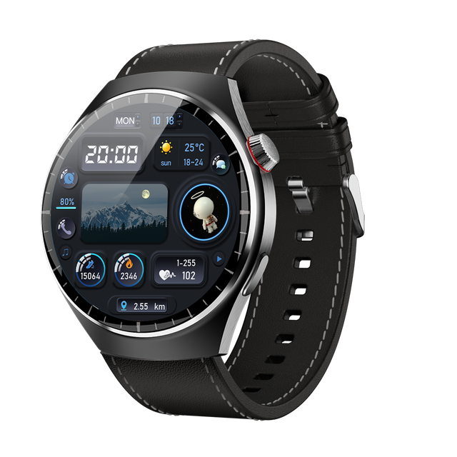 2025 SK38 Men's Fashion Smart Watch 1.53 Inch IPS IP68 Waterproof Fitness Tracker Android Silica Gel 3 Straps for