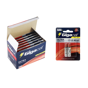 Pile ultra résistante R03 1,5 V Tension nominale 1,5 V N° 5 piles sèches AAA au carbone-zinc pour lampes de poche - Product Image 1